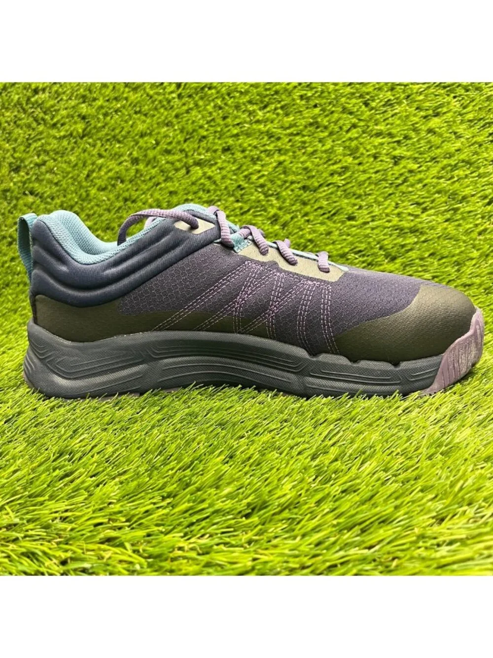 Timberland Pro XR-1 Womens Size 9 Purple Blue Black Alloy Toe Safety Work Shoes